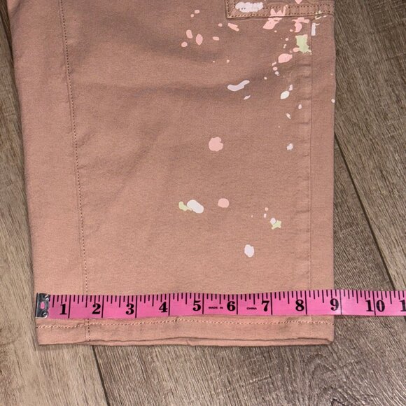PILCRO Anthropologie Millie Low Slung Barrel Pants Size 28 Paint Splatter ~EUC - Picture 13 of 15